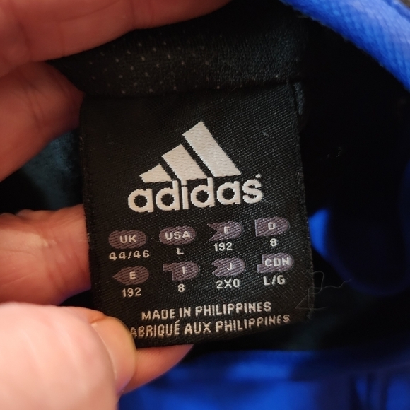 Adidas Climacool Full Zip Track Jacket Black Blue Men's Large L Athletic Basic - Picture 11 of 11